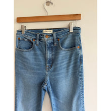 Load image into Gallery viewer, Madewell Cali Demi Boot High Rise Cropped Denim Jeans Light Wash 27T