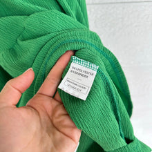 Load image into Gallery viewer, Tiered Short Sleeve Square Neck Casual Mini Dress Green M