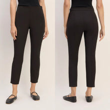 Load image into Gallery viewer, Everlane The Side Zip Stretch Cotton Crop Work Pant Black 8