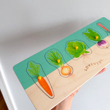 Load image into Gallery viewer, Lovevery The Adventurer Play Kit Community Garden Puzzle Green