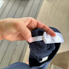 Load image into Gallery viewer, Madewell Airyterry Floral Embroidered High Waist Tapered Sweatpants Blue S