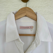 Load image into Gallery viewer, Studio Anneloes Blouse Poppy Kit Long Sleeve Button Up Shirt White S