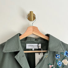 Load image into Gallery viewer, GERARD DAREL Satine Embroidered Jacket in Green 3