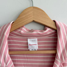 Load image into Gallery viewer, Hanna Andersson Striped Short Sleeve HannaSoft Pajama Top Pink L