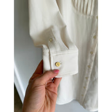 Load image into Gallery viewer, Lauren Ralph Lauren Georgette Tie Neck Casual Mini Shirt Dress White 8