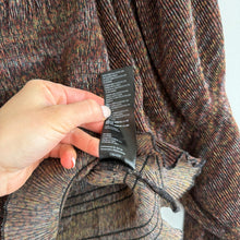 Load image into Gallery viewer, Anthropologie Bishop Smocked Metallic Shimmer Bell Sleeve Cropped Blouse Brown M