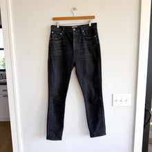Load image into Gallery viewer, Agolde High Rise Straight Jeans Black 30