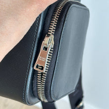 Load image into Gallery viewer, PRADA Saffiano Leather Zip-Around Smartphone Case Crossboday Bag Black