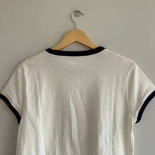 Load image into Gallery viewer, Zadig & Voltaire University Paris Sequin Short Sleeve Graphic Tee White L