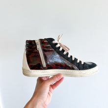 Load image into Gallery viewer, P448 Skate Tortoiseshell Print High Top Sneakers 38