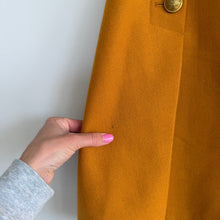 Load image into Gallery viewer, J. Crew Wool High Rise Sailor Gold-Button Accent A-Line Mini Skirt Yellow 8