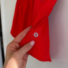 Load image into Gallery viewer, Lululemon Hotty Hot HR Short 5" Lined Swift Fabric Carnation Red 8