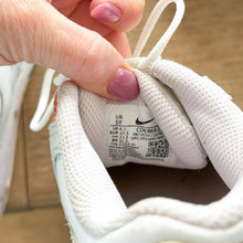 Load image into Gallery viewer, Nike Air Max 90 Pink String Leather Lace Up Low Top Sneakers White 5Y