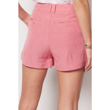 Load image into Gallery viewer, PAIGE Andie High Rise Pleated Short Pink-Dusty Bubblegum 0