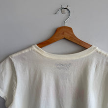 Load image into Gallery viewer, Recycled Karma Merry Minimalist Shrunken Baby Tee Pull On Top Cream L