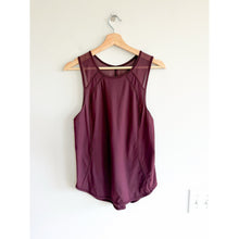 Load image into Gallery viewer, Lululemon Sculpt Crew Neck Cut Out Activewear Tank Top Bordeaux Drama