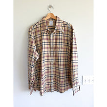 Load image into Gallery viewer, Brooks Brothers Plaid Long Sleeve Supima Button Down Shirt Brown Multi XL