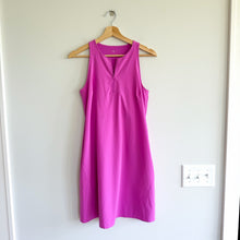 Load image into Gallery viewer, Lou & Grey Wanderweave Zip-Up Sleeveless Athletic Dress Fuschia Pink XS