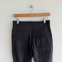 Load image into Gallery viewer, Athleta Delancey Shine Faux Leather Pull On Tight Leggings Black M
