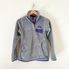 Load image into Gallery viewer, Patagonia Re-Tool Snap-T Fleece Pullover Jacket Gray XS