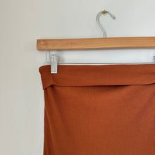 Load image into Gallery viewer, Prettygarden Strapless Ribbed Side Slit Bodycon Maxi Dress Brown S NWT