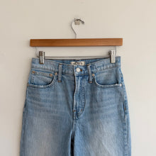 Load image into Gallery viewer, Madewell The Perfect Vintage Full-Length Denim High Rise Straight Jeans Blue 26