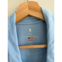 Load image into Gallery viewer, Fairway & Greene Solid Tech Jersey Short Sleeve Golf Polo Shirt Blue XL