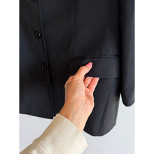 Load image into Gallery viewer, Vintage Dolce & Gabbana Single Breasted Wool Blend Tailored Blazer Black 46