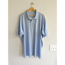 Load image into Gallery viewer, Peter Millar Summer Comfort Geometric Short Sleeve Polo Shirt Blue XL