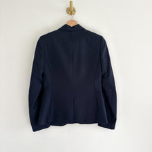 Load image into Gallery viewer, J. Crew Schoolboy Classic Wool Notch-Lapel Blazer Navy Blue 0