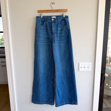 Load image into Gallery viewer, Triarchy Organic Cotton Denim Ms Fonda High Rise Wide Leg Jeans Blue 29