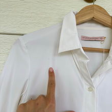 Load image into Gallery viewer, Studio Anneloes Blouse Poppy Kit Long Sleeve Button Up Shirt White S