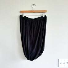 Load image into Gallery viewer, T by Alexander Wang Bubble Hem High Rise Pull On Pencil Skirt Black L