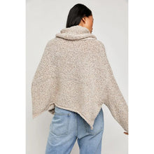 Load image into Gallery viewer, Free People Bff Loopy-Knit Cowl Neck Pullover Sweater Beige S