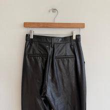 Load image into Gallery viewer, Abercrombie & Fitch The Skinny Ultra High Rise Faux Leather Pants Black 28