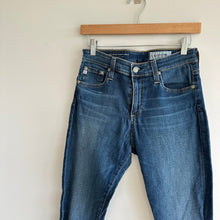 Load image into Gallery viewer, AG Adriano Goldschmied The Farrah High Rise Ankle Skinny Jeans Blue 28