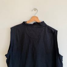 Load image into Gallery viewer, Peter Millar Galway Stretch Loop Terry Quarter-Zip Vest Black XL