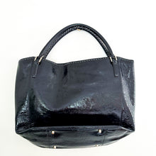 Load image into Gallery viewer, Anya Hindmarch Patent Leather Tassel Tote Bag Black with Dust Bag