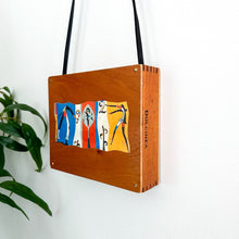 Load image into Gallery viewer, Sancho Panza Wood Cigar Box With Leather Strap Brown