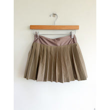 Load image into Gallery viewer, Albion Tie Breaker Pleated Tennis Mini Activewear Skort Brown XS