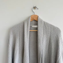 Load image into Gallery viewer, Faceplant Dreams Open-Front Long Sleeve Knit Cardigan Gray L