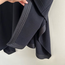 Load image into Gallery viewer, Chloé Quilted Shell-Paneled Wool-Blend Poncho Coat