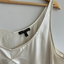 Load image into Gallery viewer, Eileen Fisher Silk Blend V-Neck Tank Top Cream XL