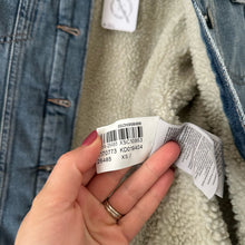 Load image into Gallery viewer, Mavi Jeans Frank Fleece Lined Button Front Denim Jacket Blue XS
