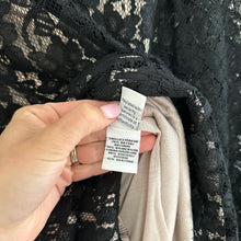 Load image into Gallery viewer, Diane Von Furtenberg Colleen 3/4 Sleeve Lace Mini Dress Black 4