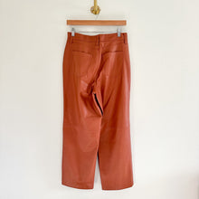 Load image into Gallery viewer, Blank NYC The Baxter Ribcage Straight Leg Faux Leather Cropped Pants Brown 29