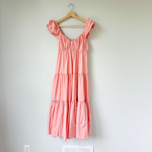 Load image into Gallery viewer, Abercrombie & Fitch Tiered Midi Dress Pink XS