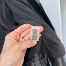 Load image into Gallery viewer, Elie Tahari Jacalyn Patent Leather Moto Jacket Black L