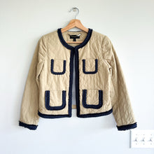 Load image into Gallery viewer, J. Crew Quilted Safari Jacket Khaki 2