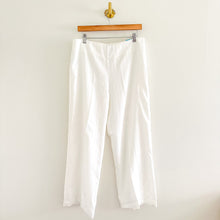 Load image into Gallery viewer, NWT J. McLaughlin Carter High Rise Linen Blend Cropped Casual Pants White 12